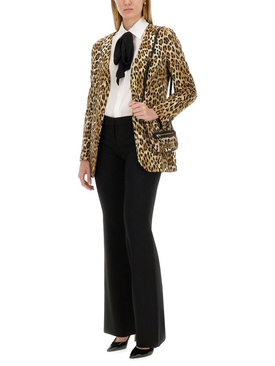 MOSCHINO GIACCA CON MOTIVO ANIMALIER