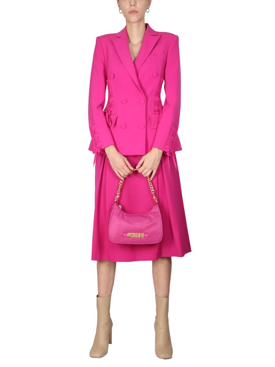 MOSCHINO GONNA MIDI SVASATA IN LANA