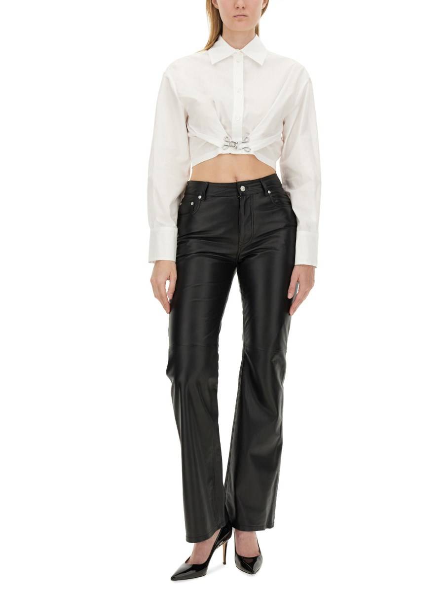 MOSCHINO JEANS CAMICIA CROPPED