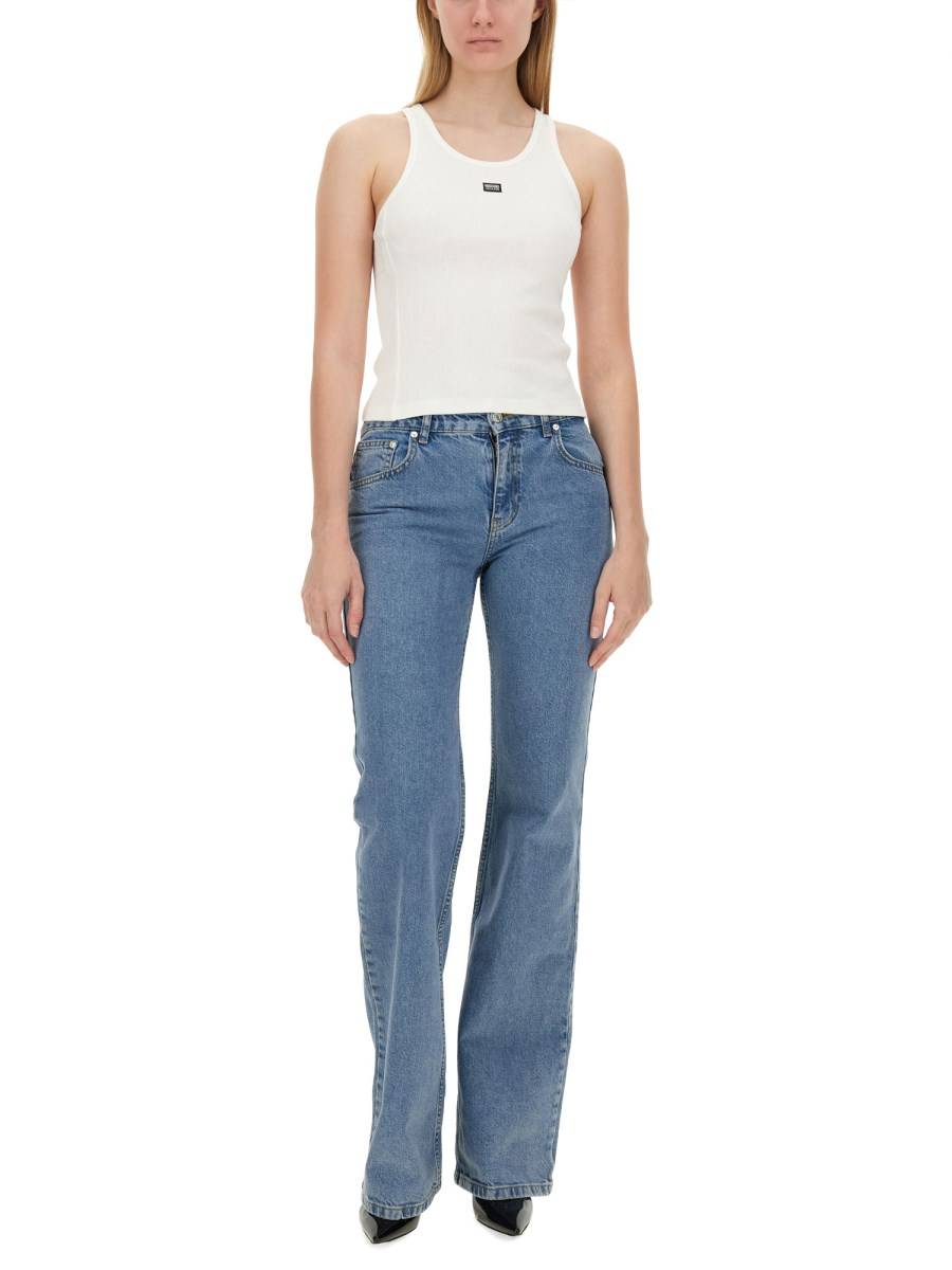 MOSCHINO JEANS JEANS SVASATO IN DENIM