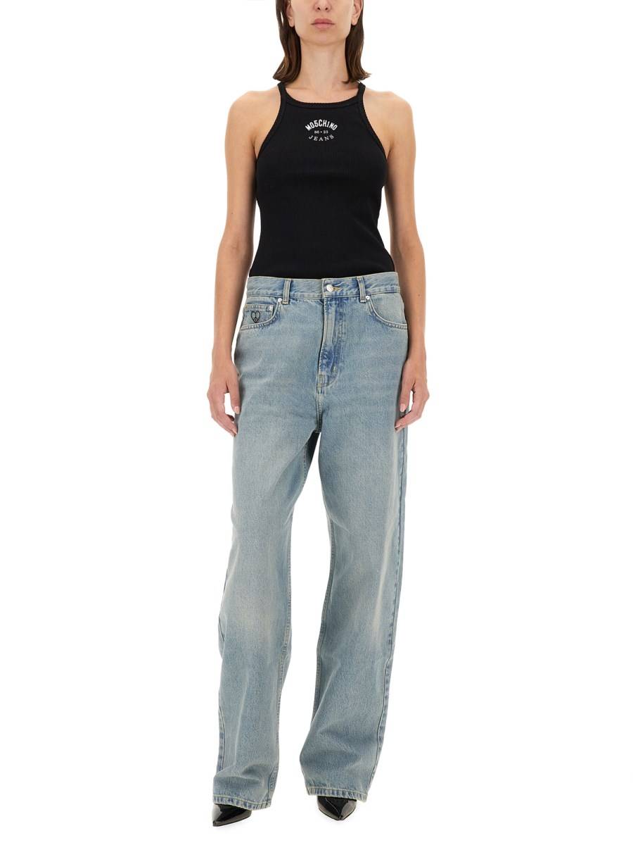MOSCHINO JEANS PANTALONE IN DENIM