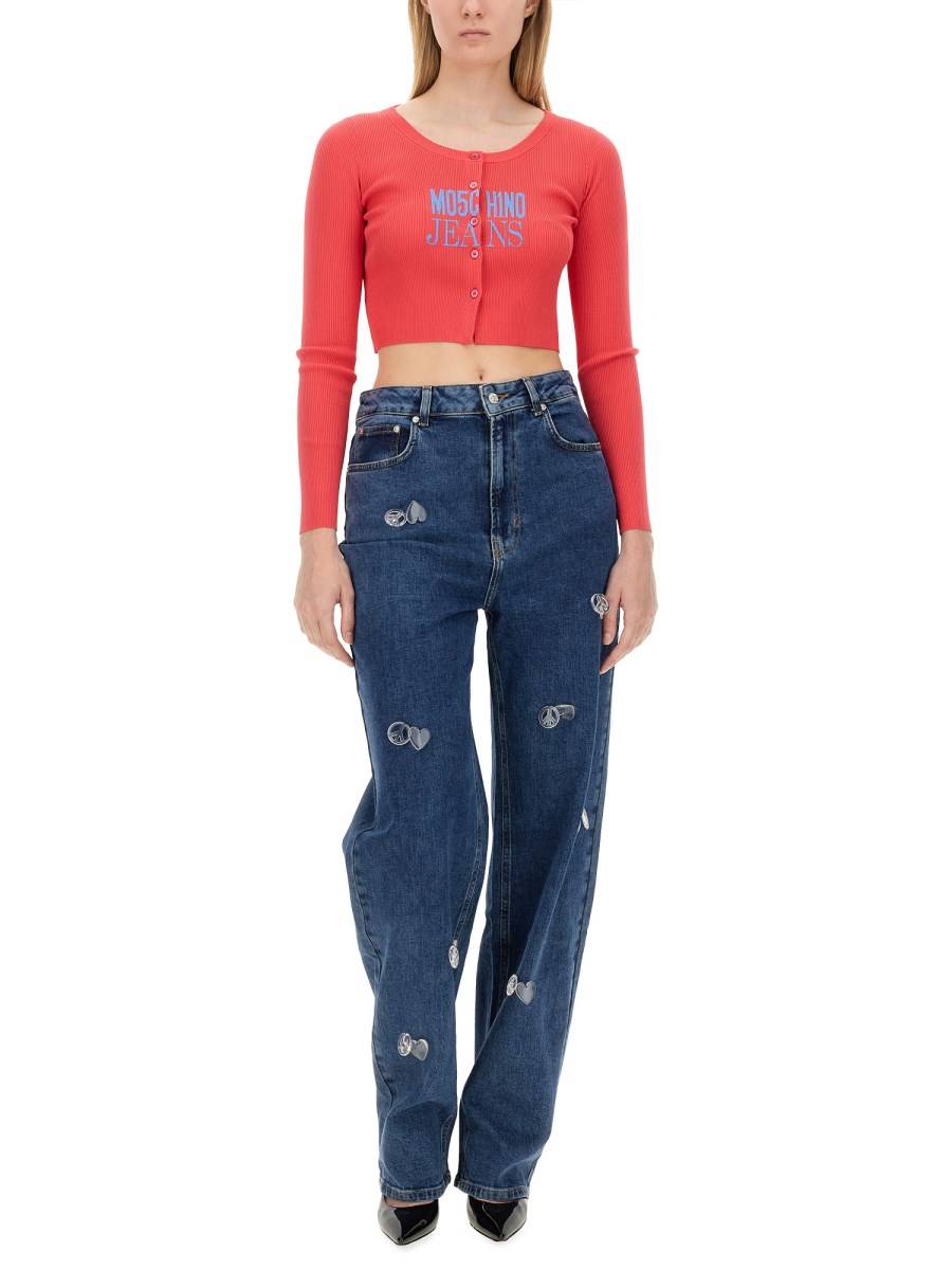 MOSCHINO JEANS PANTALONE IN DENIM