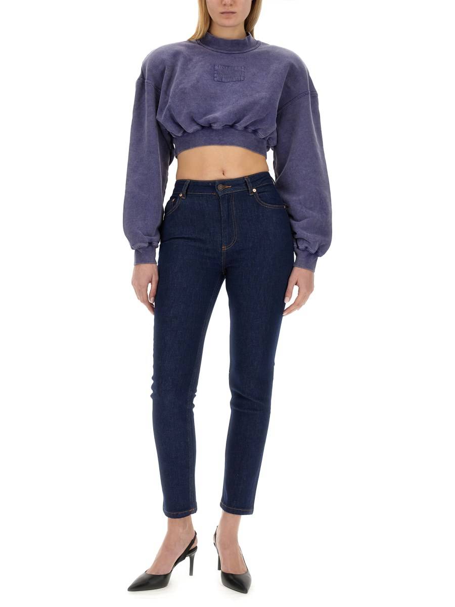 MOSCHINO JEANS PANTALONE SLIM FIT IN DENIM