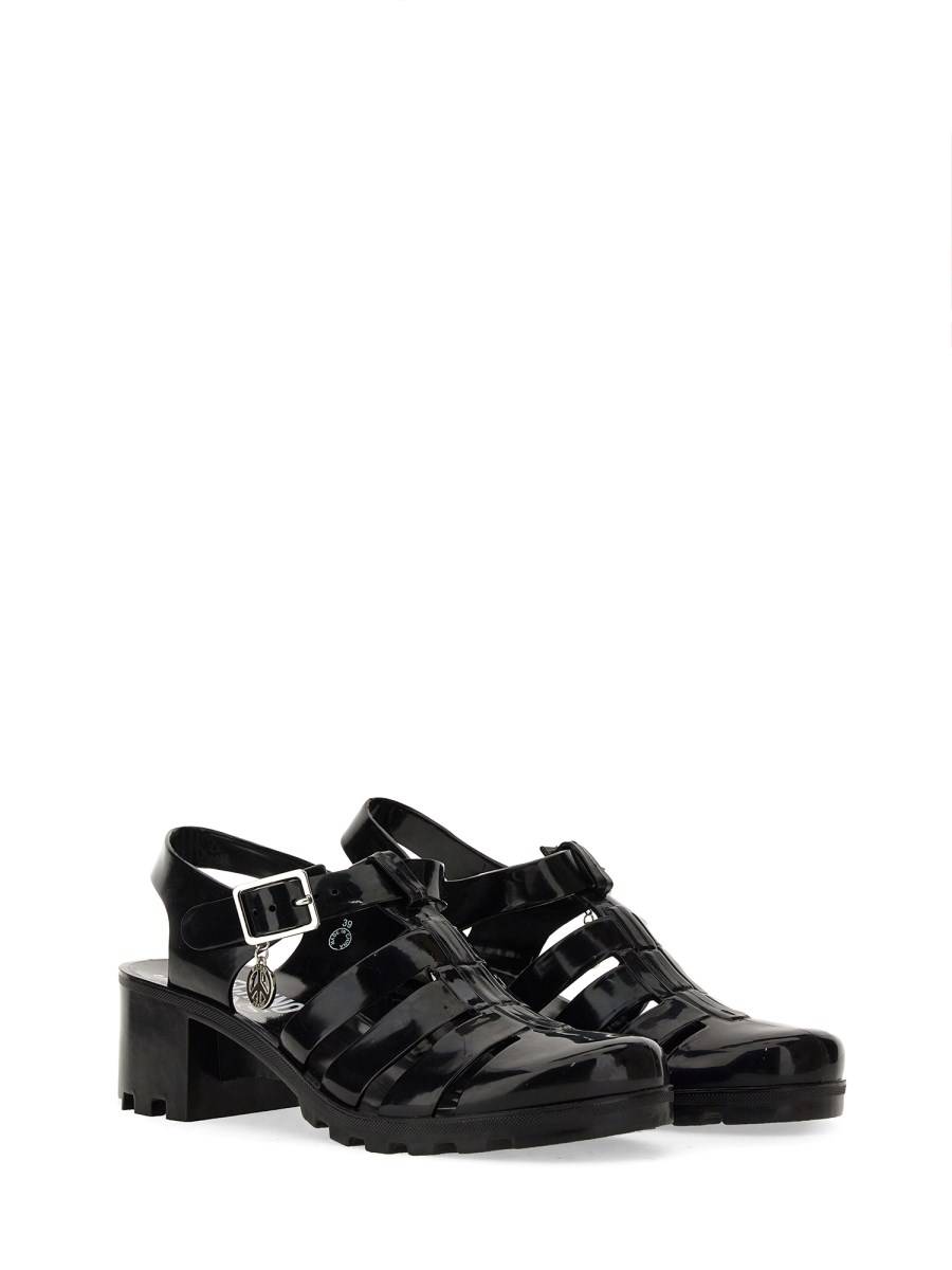 MOSCHINO JEANS SCARPA IN PVC CON LOGO