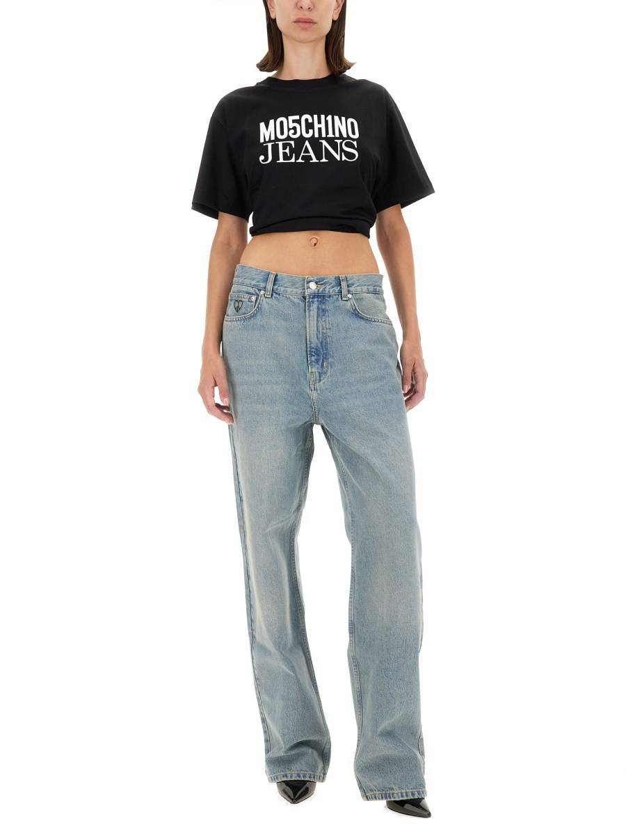 MOSCHINO JEANS T-SHIRT CON LOGO