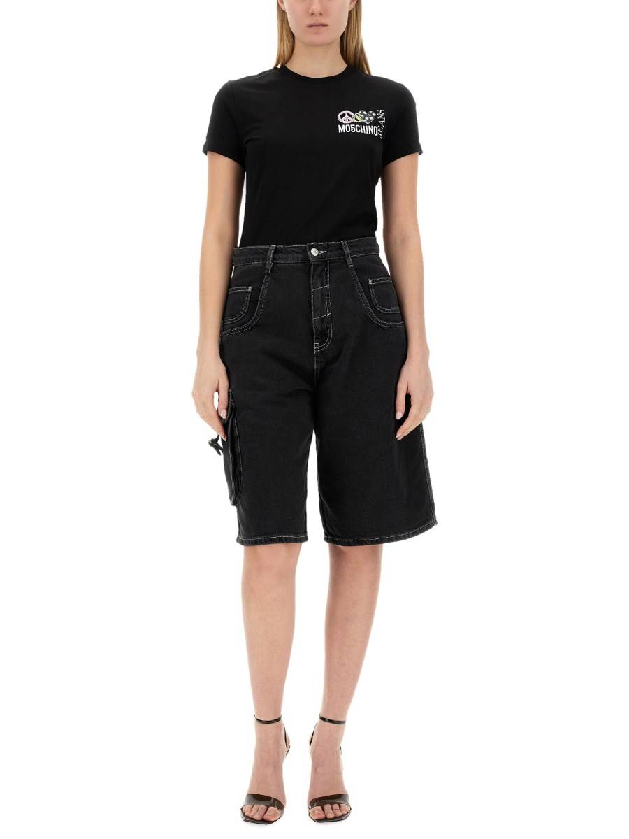 MOSCHINO JEANS T-SHIRT CON LOGO