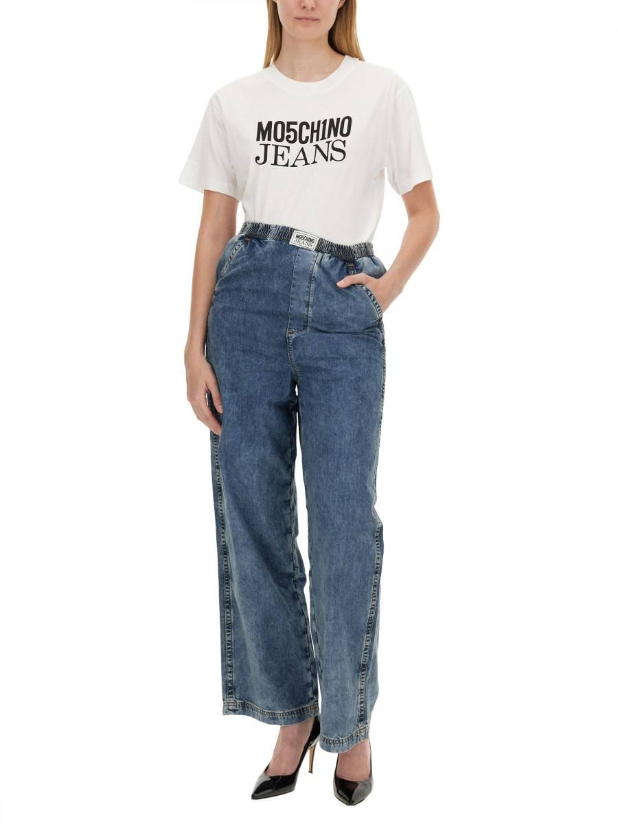 MOSCHINO JEANS T-SHIRT CON LOGO