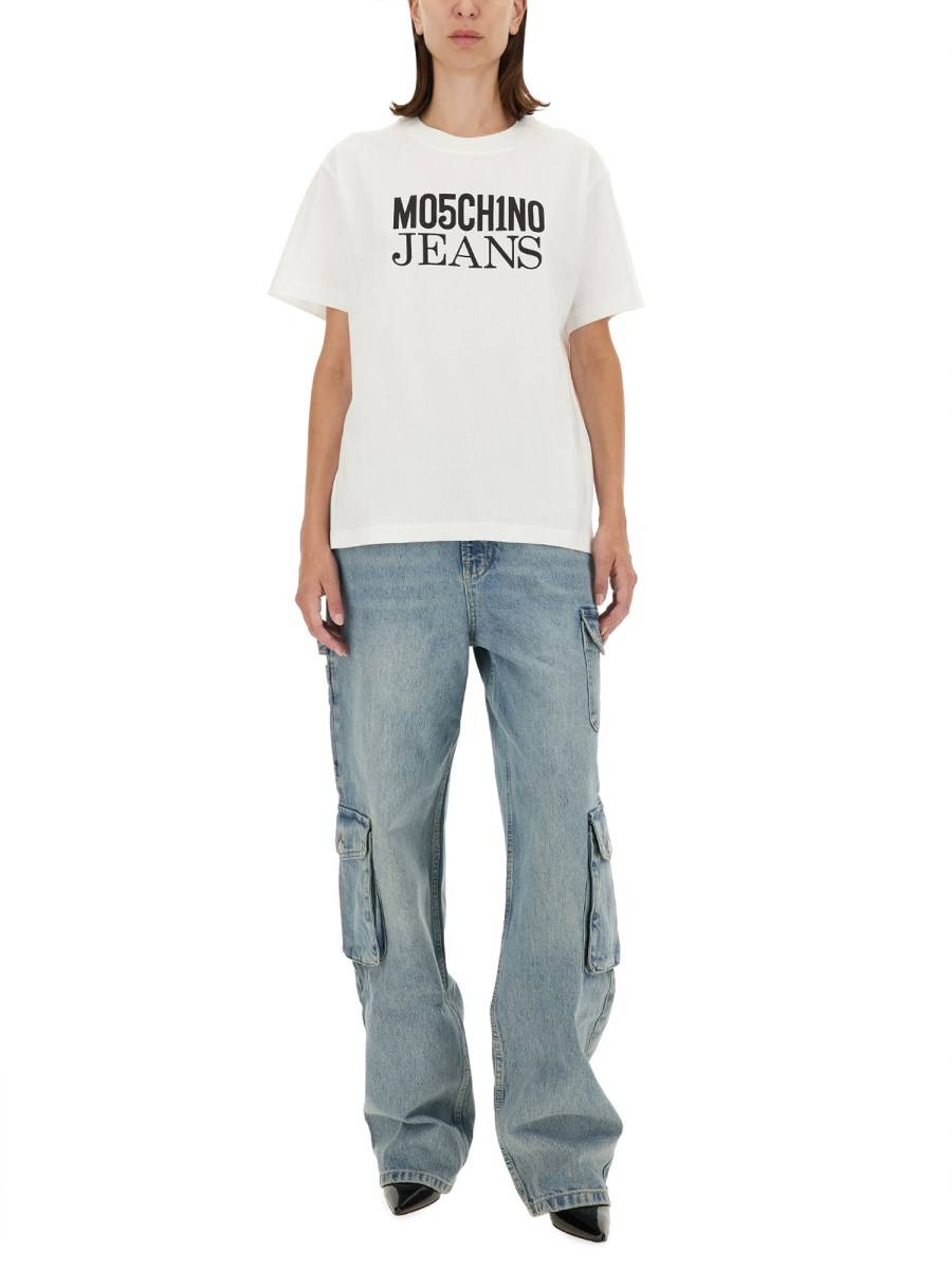 MOSCHINO JEANS T-SHIRT CON LOGO