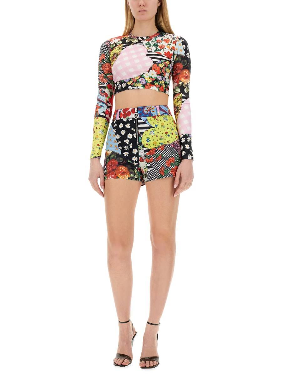 MOSCHINO JEANS T-SHIRT CROPPED