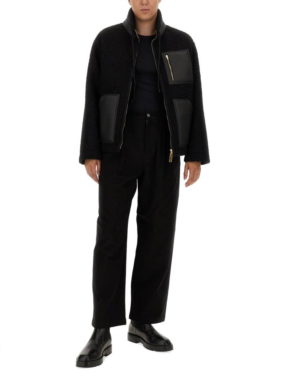 MOSCHINO PANTALONE BARCODE IN DENIM DI COTONE