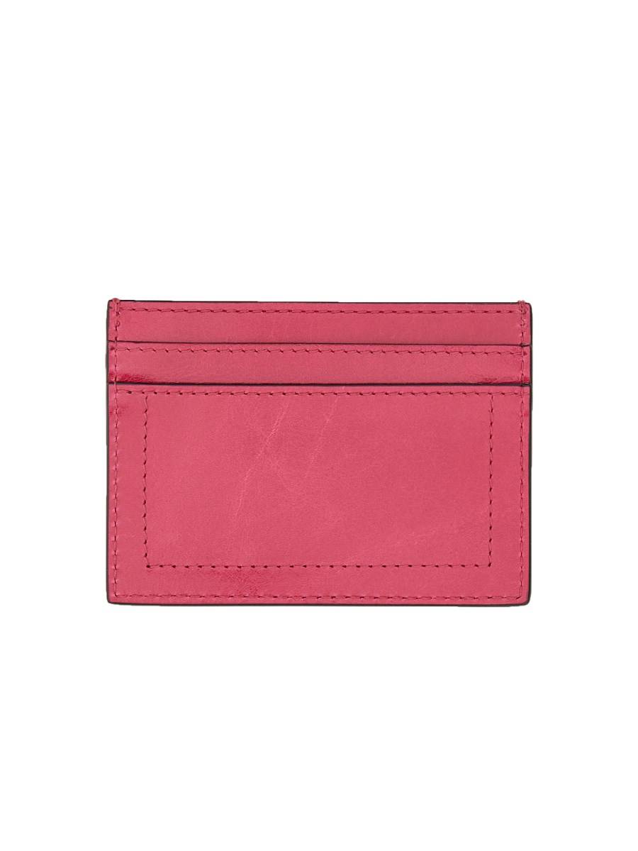 MOSCHINO PORTACARTE CON PLACCA ORO