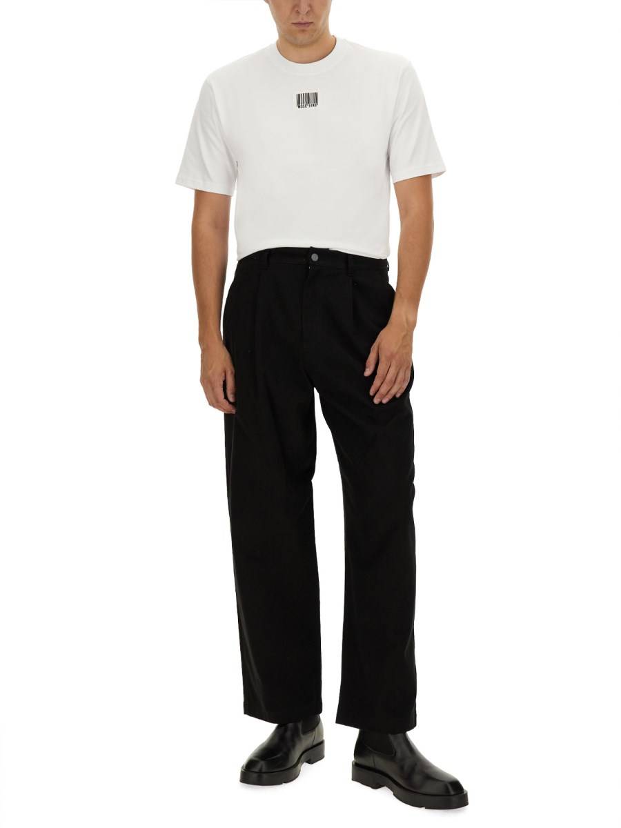 MOSCHINO T-SHIRT "BARCODE" IN COTONE
