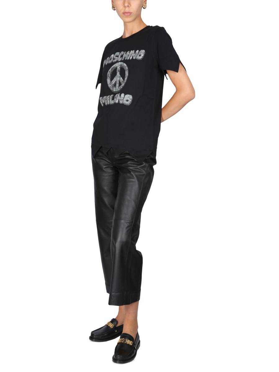 MOSCHINO T-SHIRT CON STAMPA FLINSTONES