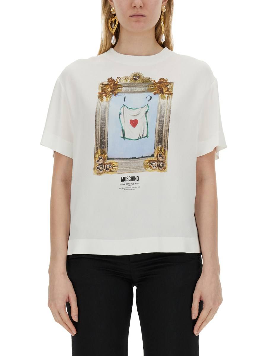 MOSCHINO T-SHIRT GONE WITH THE WIND
