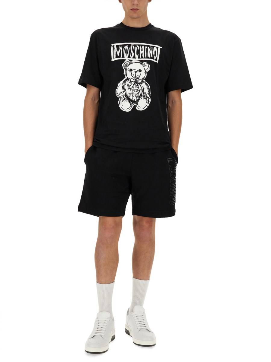 MOSCHINO T-SHIRT IN COTONE