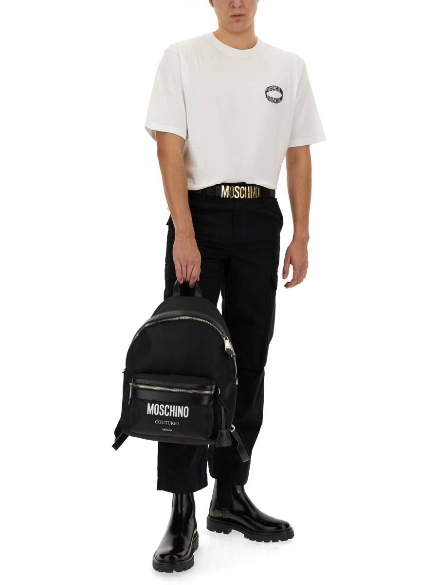 MOSCHINO T-SHIRT IN COTONE CON LOGO