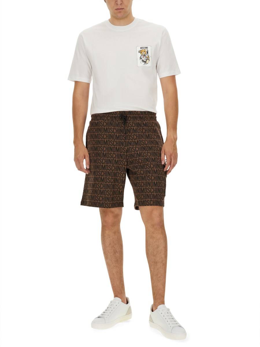 MOSCHINO T-SHIRT IN COTONE CON LOGO