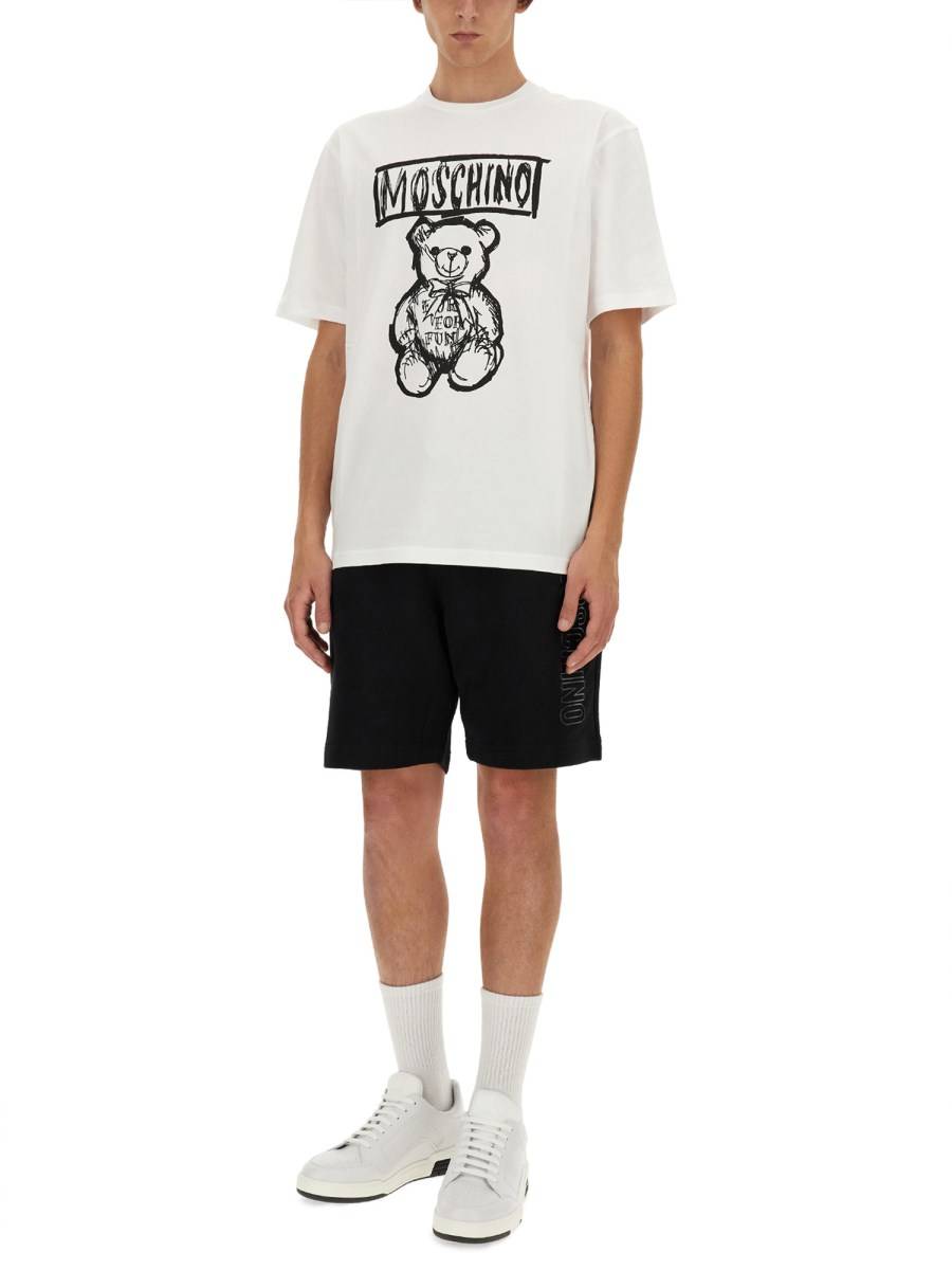 MOSCHINO T-SHIRT IN COTONE