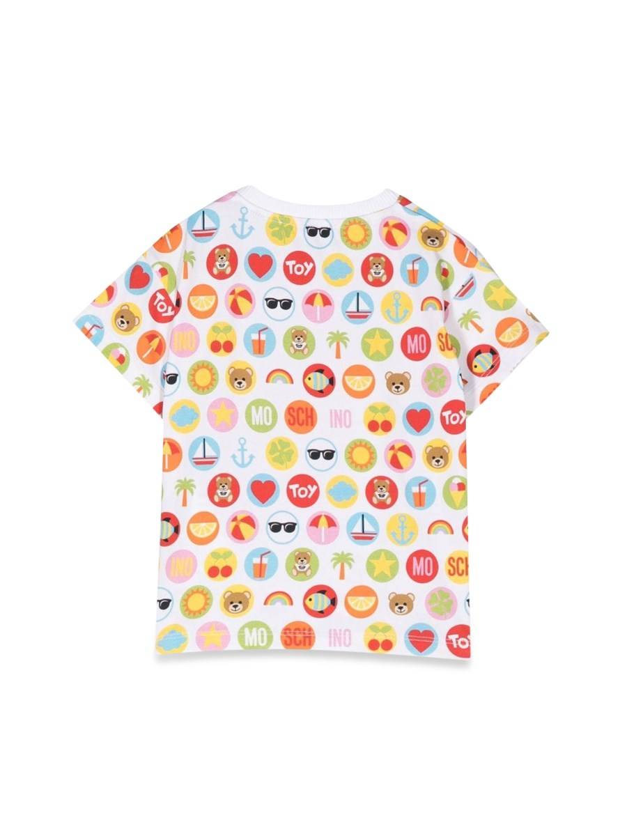 MOSCHINO T-SHIRT STAMPE CERCHI
