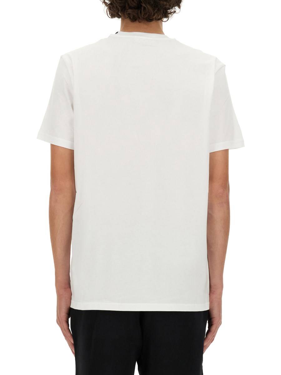MOSCHINO T-SHIRT TEDDY PATCH IN COTONE