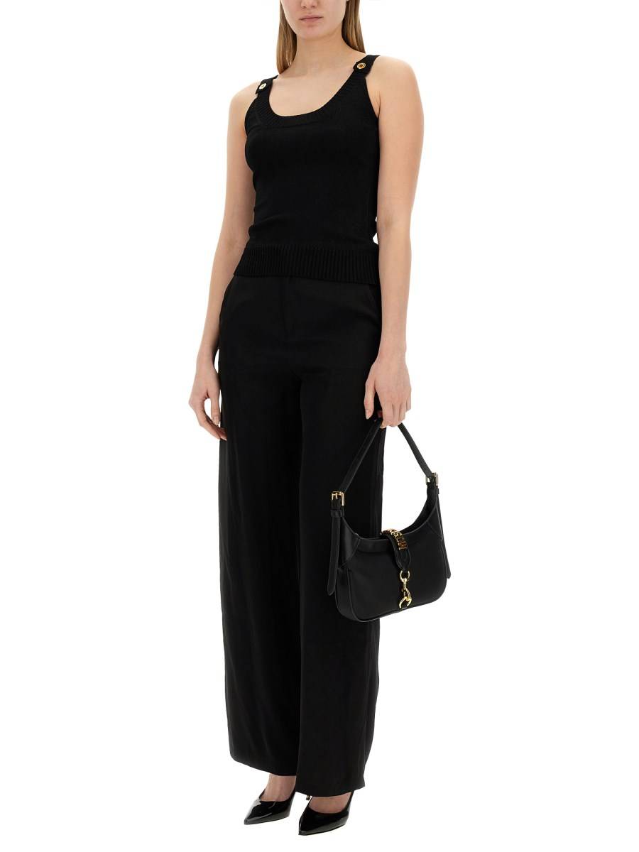 MOSCHINO TOP IN MAGLIA DI VISCOSA