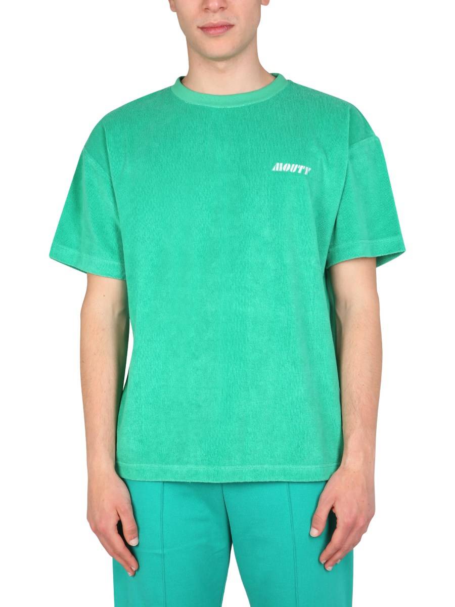 MOUTY T-SHIRT "TERRY" IN MISTO COTONE
