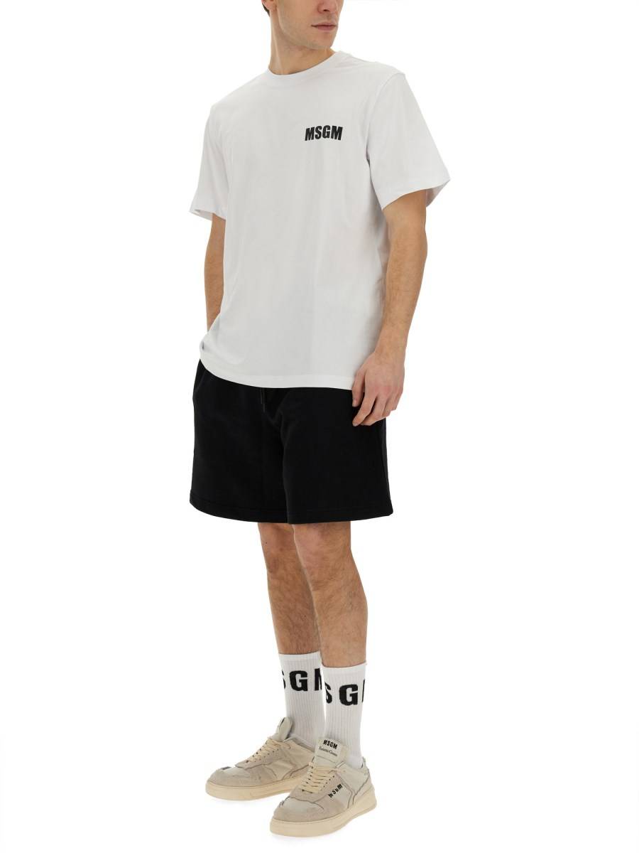 MSGM BERMUDA CON LOGO