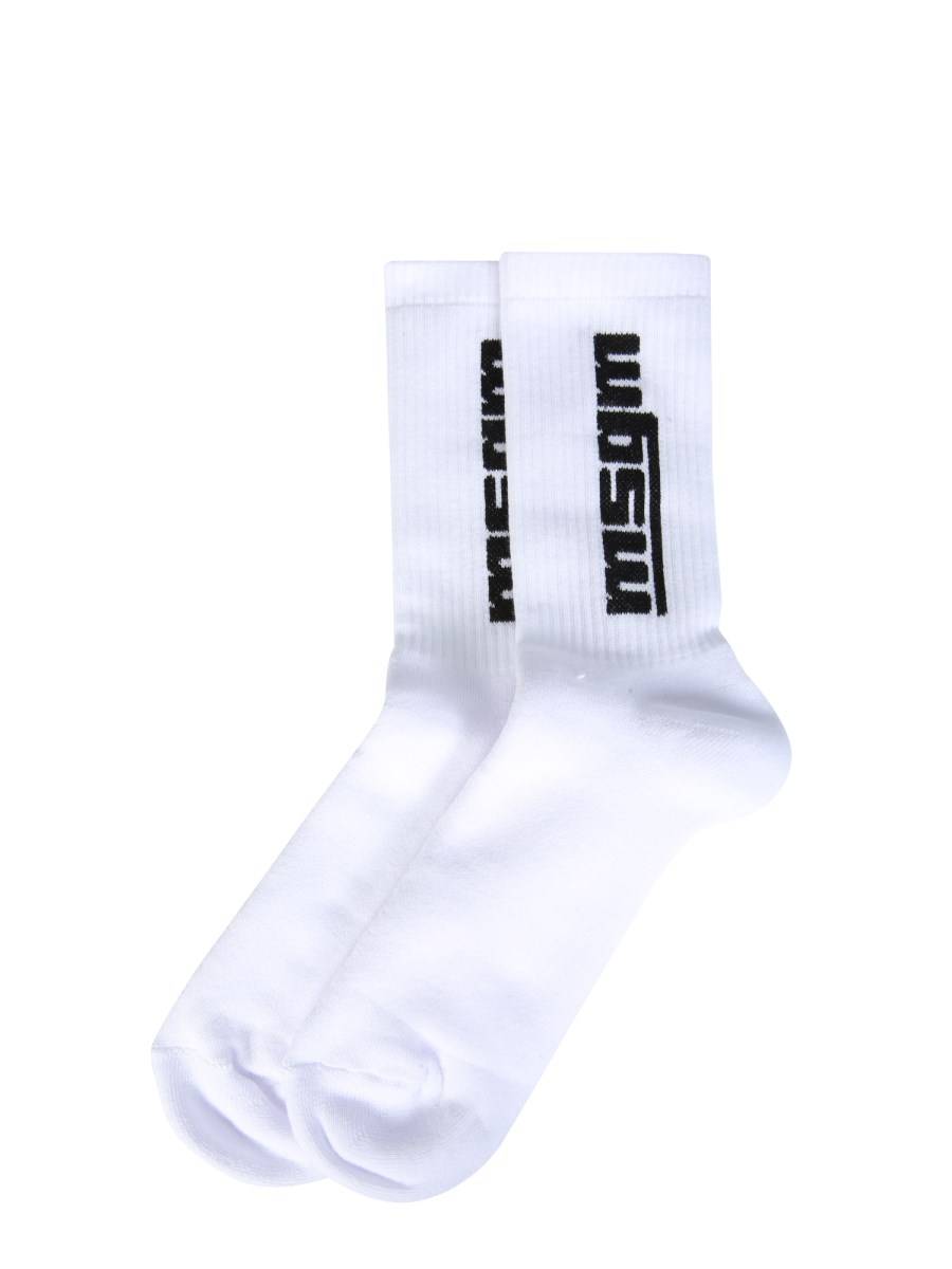 MSGM CALZINI CON LOGO