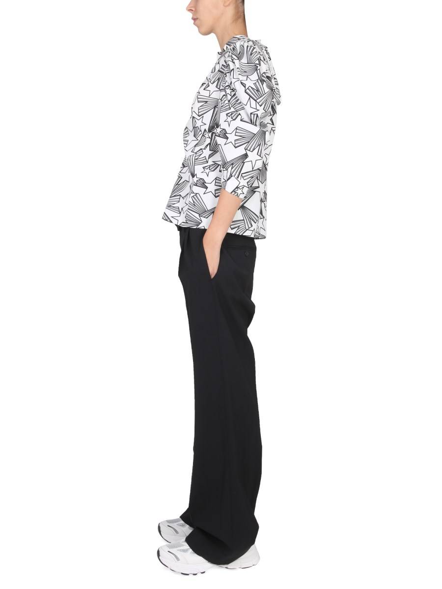 MSGM CAMICIA IN POPELINE DI COTONE