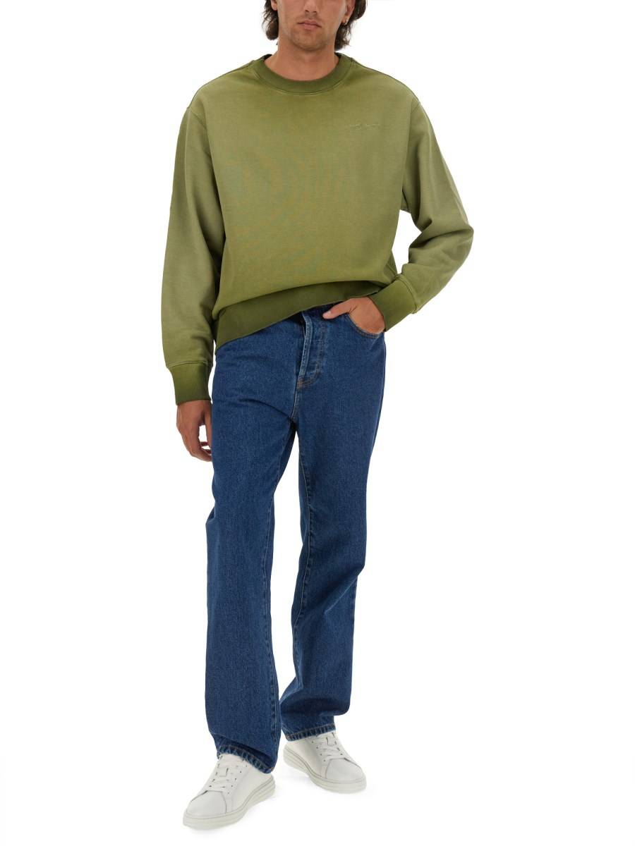 MSGM FELPA IN JERSEY SLAVATO