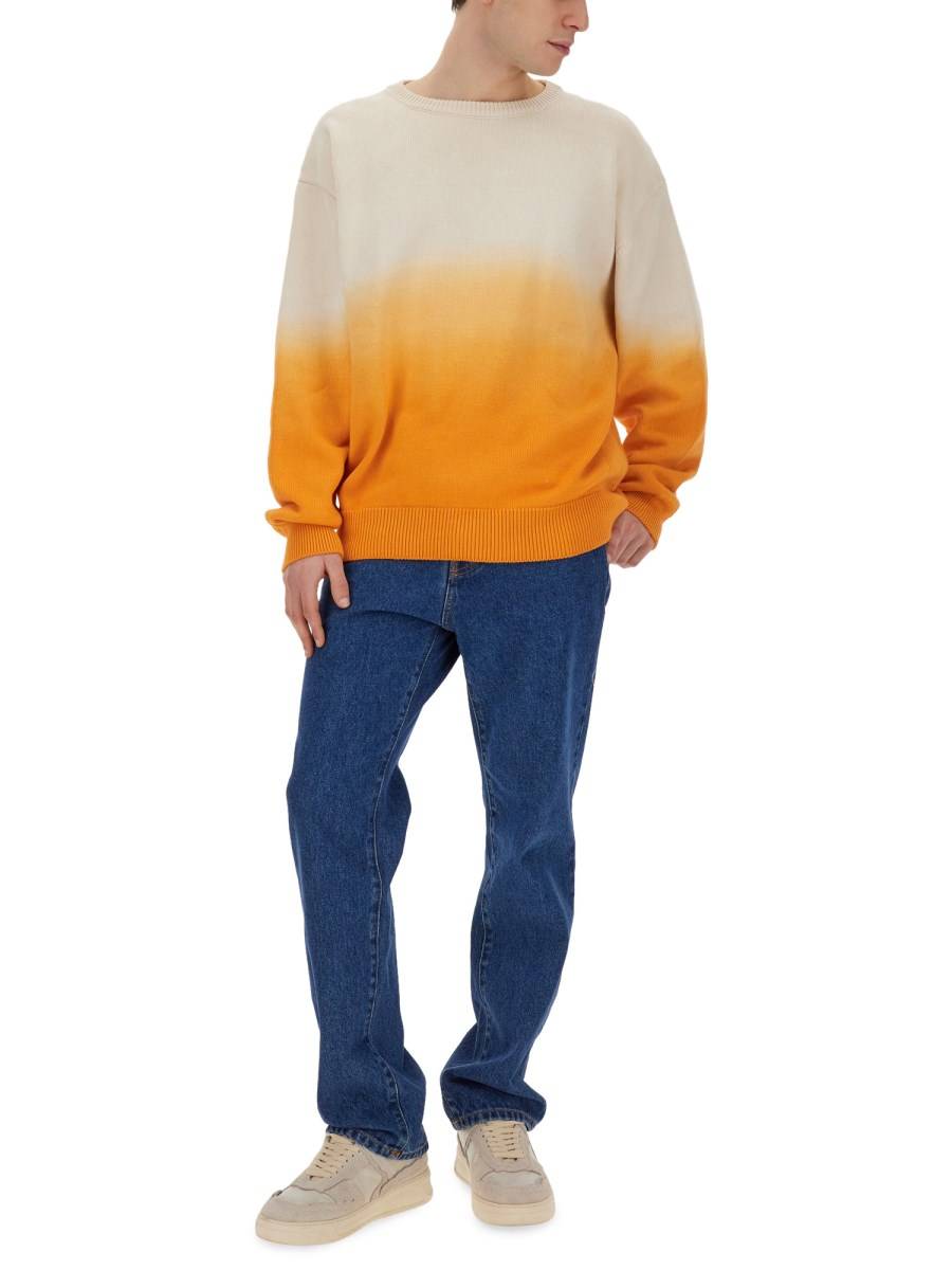 MSGM MAGLIA IN COTONE EFFETTO FADED