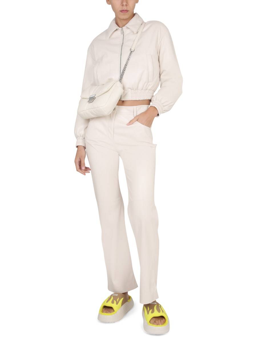 MSGM PANTALONE A VITA ALTA