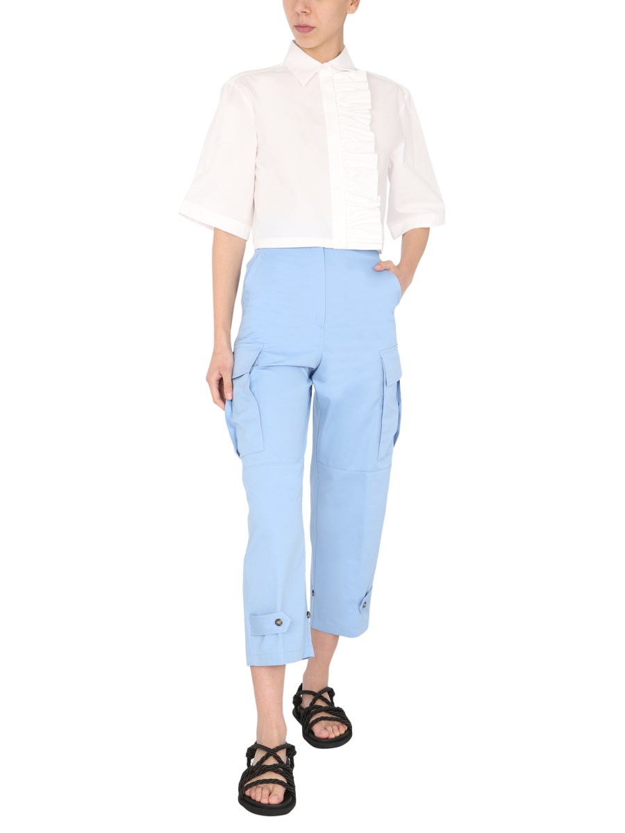 MSGM PANTALONE CARGO IN COTONE