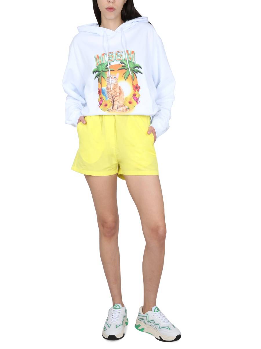 MSGM SHORTS CON ELASTICO