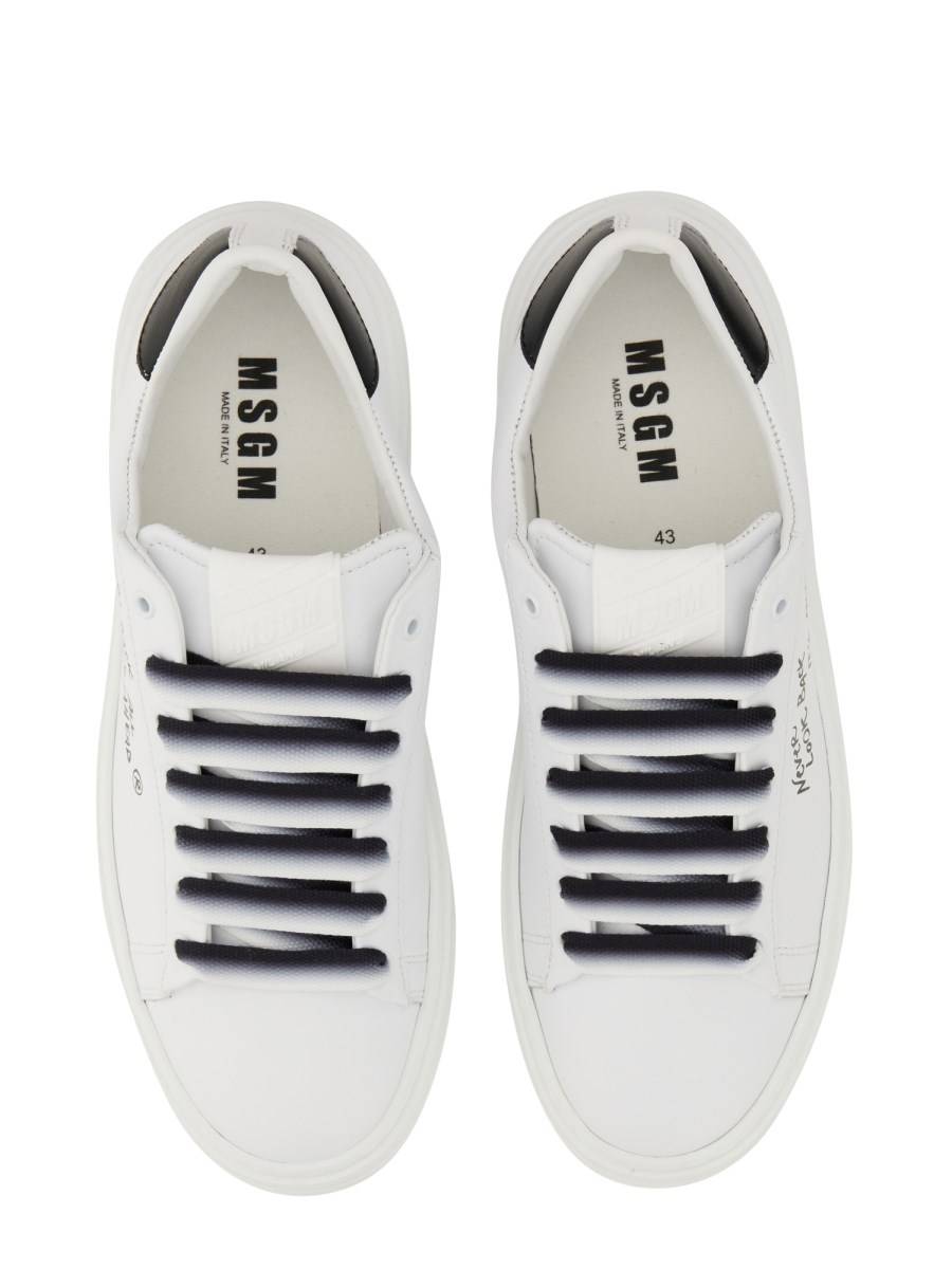 MSGM SNEAKER IN PELLE