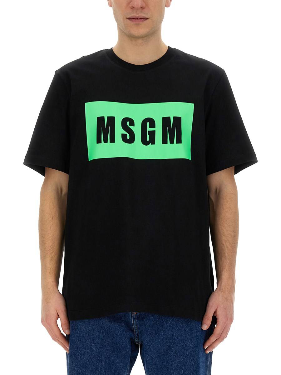 MSGM T-SHIRT CON LOGO