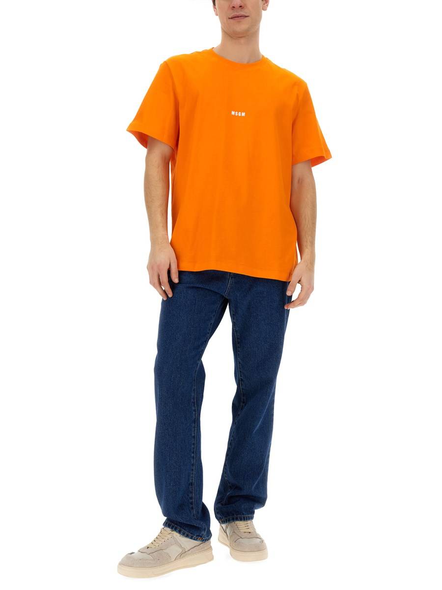 MSGM T-SHIRT CON LOGO