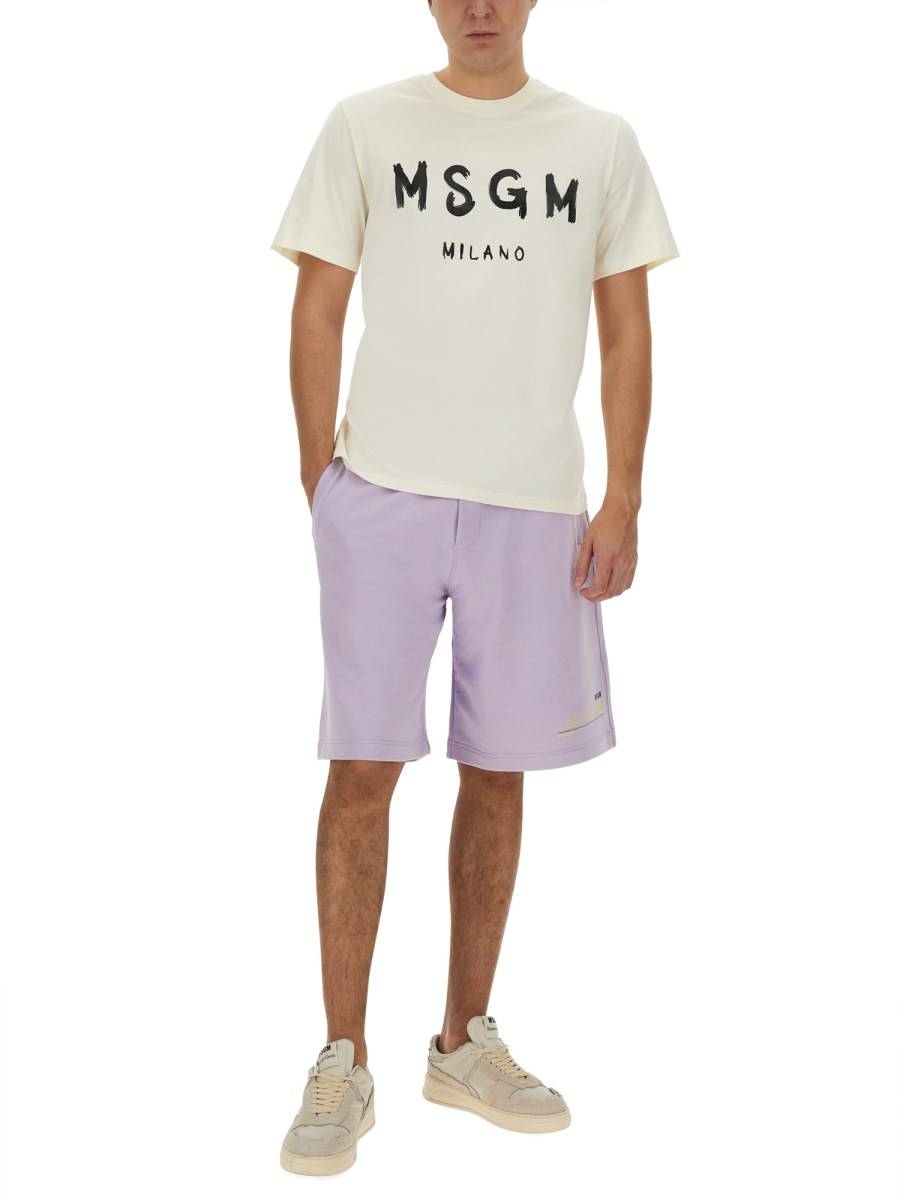 MSGM T-SHIRT CON LOGO