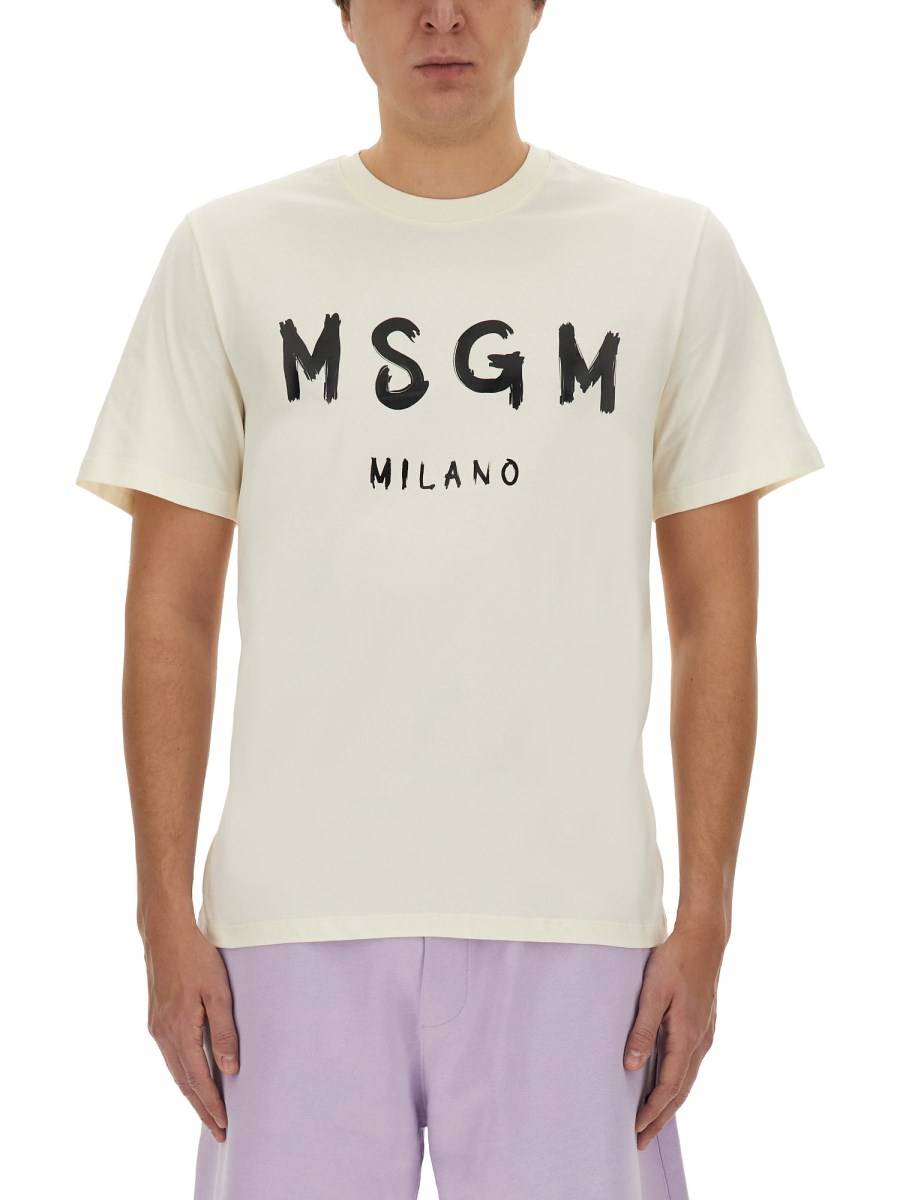 MSGM T-SHIRT CON LOGO