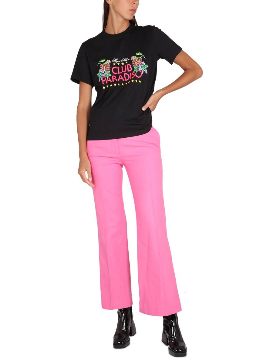MSGM T-SHIRT CON LOGO