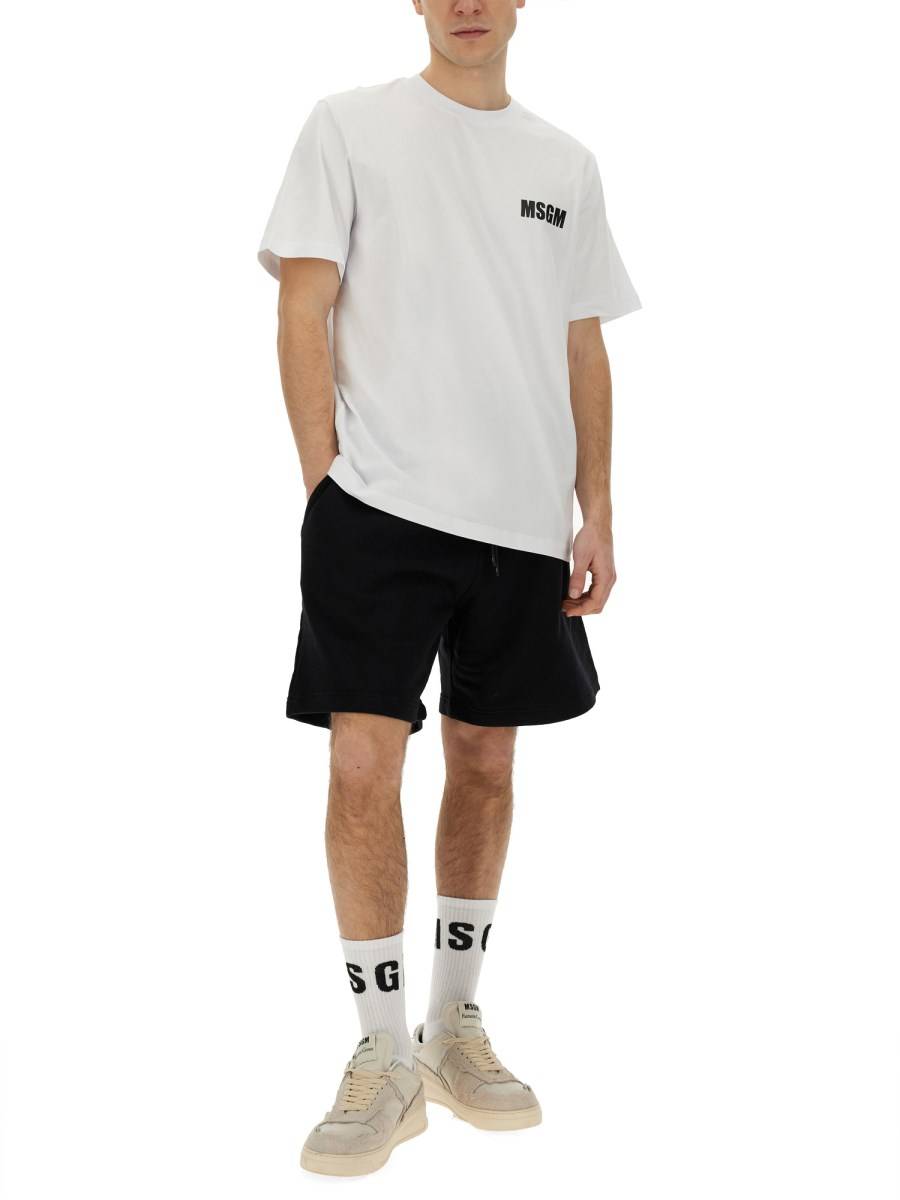MSGM T-SHIRT CON LOGO