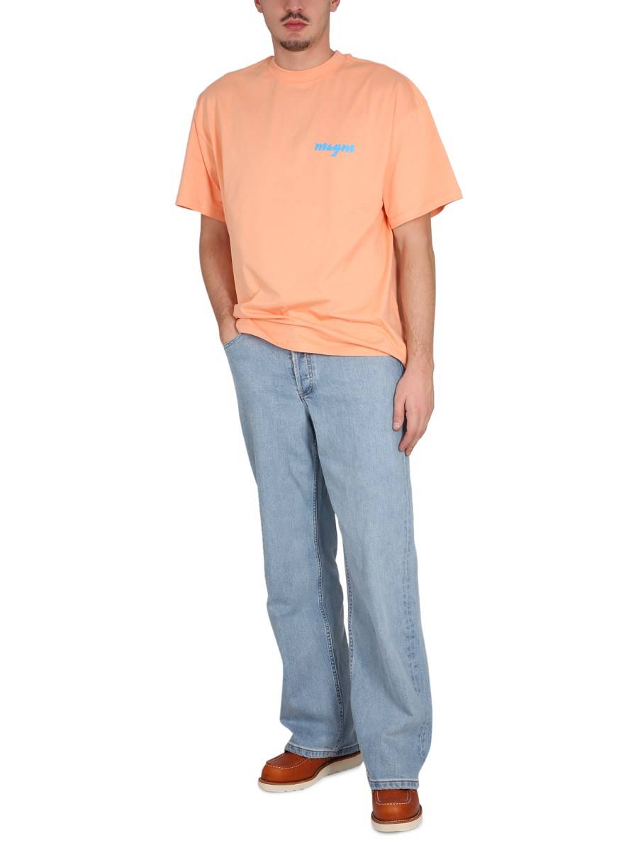 MSGM T-SHIRT CON STAMPA