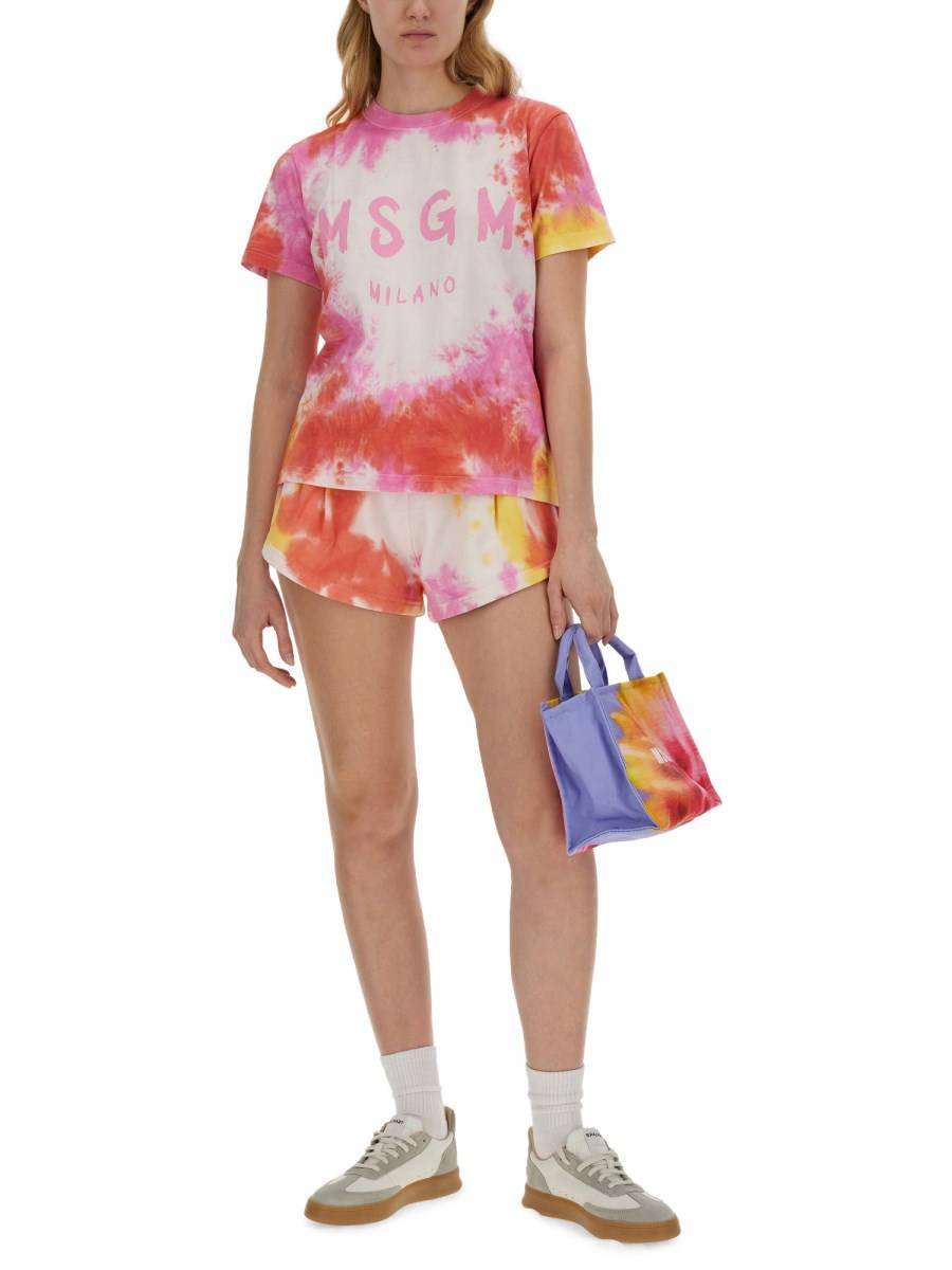 MSGM T-SHIRT TIE-DYE