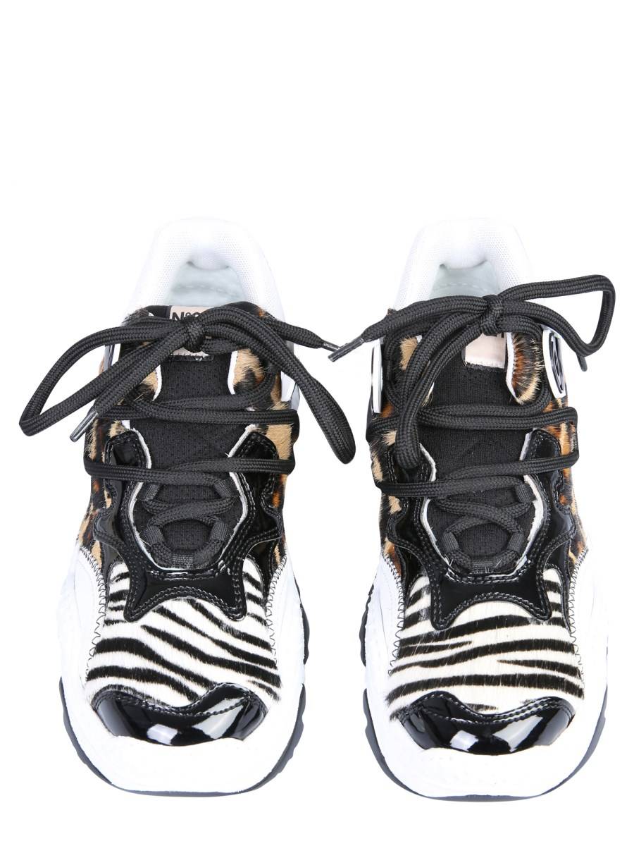 N°21 SNEAKER BILLY CON STAMPA ANIMALIER IN PELLE