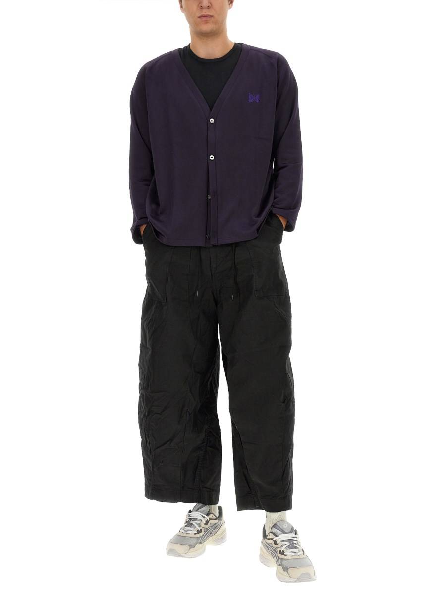 NEEDLES CARDIGAN CON SCOLLO A V IN MAGLIA