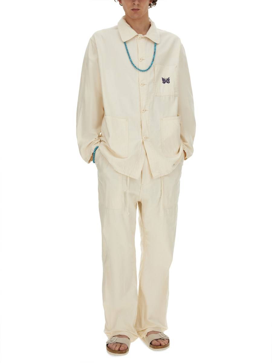 NEEDLES PANTALONE CON ELASTICO