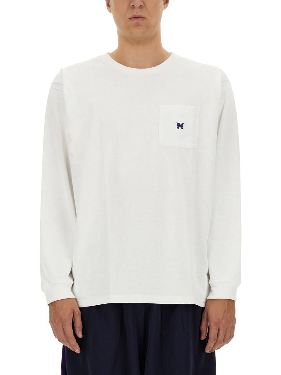 NEEDLES T-SHIRT CON LOGO