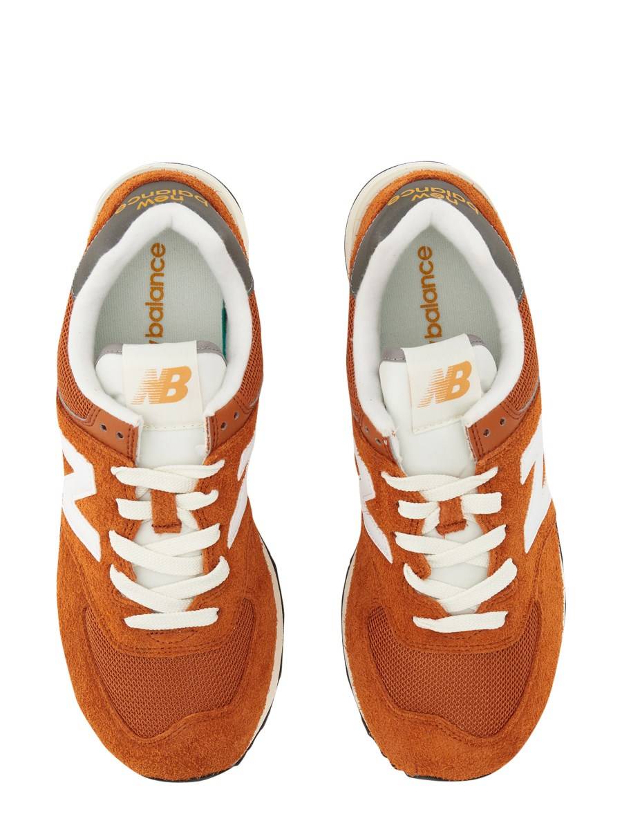 NEW BALANCE SNEAKER 574 IN MESH E SUEDE