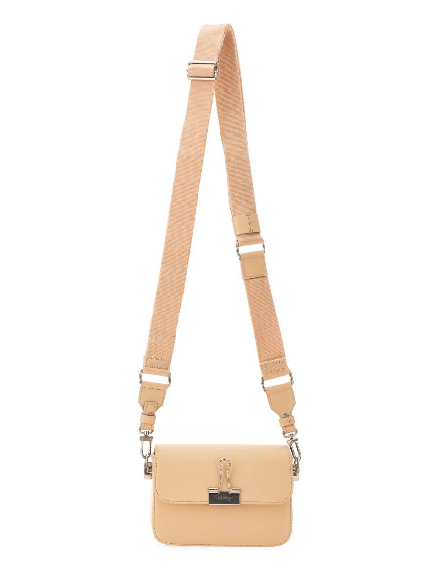 OFF-WHITE BORSA SMALL BINDER IN PELLE