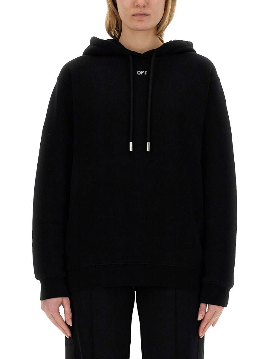 OFF-WHITE FELPA CON LOGO